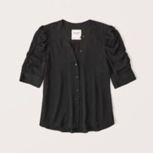 Abercrombie and Fitch puff sleeve blouse